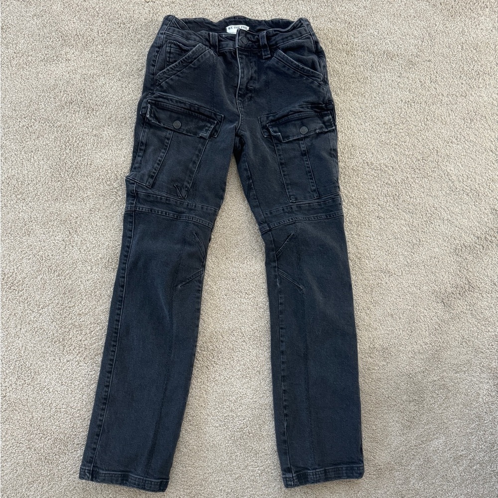 Free People straight leg cargo jean